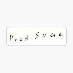Prod. Suga Agust D Sticker