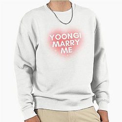 BTS Suga Marriage Meme Pullover Sweatshirt