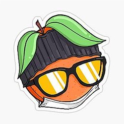Tangerine Sticker