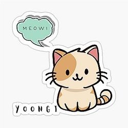 BTS Suga Sticker