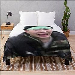 Yoongi Throw Blanket
