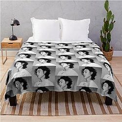 Black Yoongi Throw Blanket