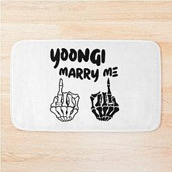 BTS YOONGI MARRY ME Bath Mat