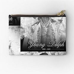 Rest In Peace Young Dolph 1985 2021 Zipper Pouch