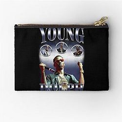 Young Dolph Silver Bootleg Zipper Pouch