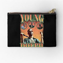Young Dolph Orange Bootleg Vintage Pouch