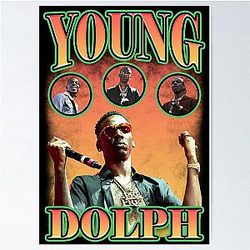 Young Dolph Orange Bootleg Poster