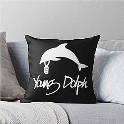 Young Dolph Throw Pillow