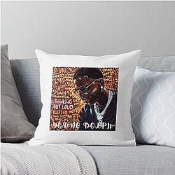 RIP Young Dolph Throw Pillow