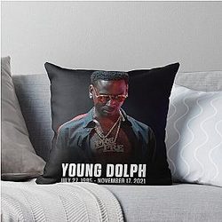 Rip Young Dolph Throw Pillow