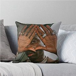 Young Dolph Throw Pillow