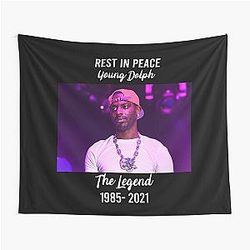 Rest in Peace Young Dolph Tapestry