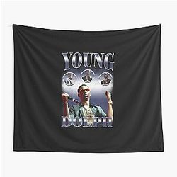 Young Dolph Silver Vintage Tapestry