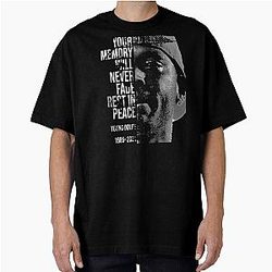 Your memory will never fade rest in peace young dolph Oversized T-Shirt