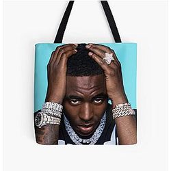 Young Dolph All Over Print Tote Bag