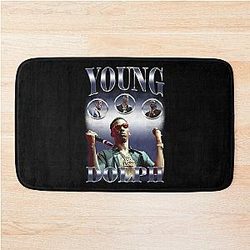 Young Dolph Silver Vintage Bath Mat