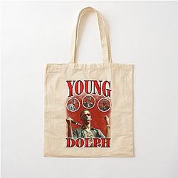 Young Dolph Red Vintage Cotton Tote Bag