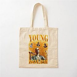 Young Dolph Fire Bootleg Tote Bag