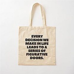 Young Dolph Every Decision In Life Leads to a Series of Figurative Doors Cotton Tote Bag