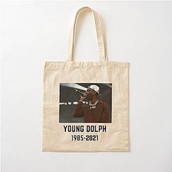 Young Dolph American Rapper RIP Cotton Tote Bag