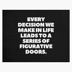 Young Dolph Every Decision Leads to Figurative Doors Jigsaw Puzzle