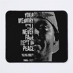 Your Memory Will Never Fade Rest In Peace Young Dolph Mouse Pad