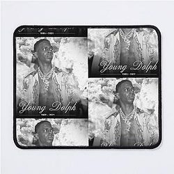 Rest In Peace Young Dolph 1985-2021 Mousepad