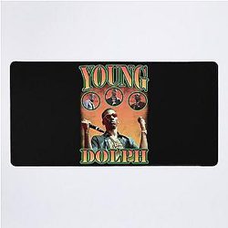 Young Dolph Orange Bootleg Desk Mat