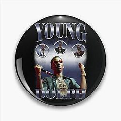 Young Dolph Silver Vintage Pin