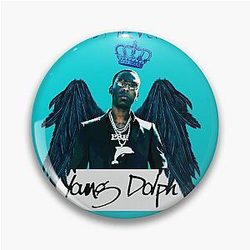 Young Dolph Legend Pin