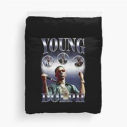 Young Dolph Silver Vintage Duvet Cover