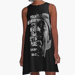 Your memory will never fade rest in peace young Dolph A Line Dress