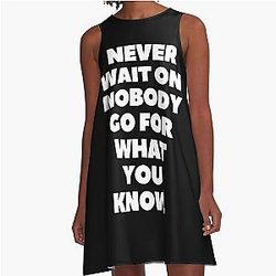 Young Dolph Never Wait On Nobody Go For What You Know Aline Dress
