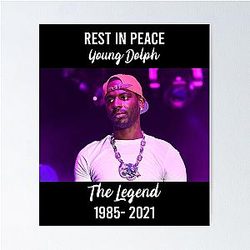 Rest in peace Young Dolph Poster