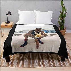 Young Dolph RIP T-Shirt Throw Blanket