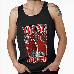Young Dolph Red Vintage Tank Top