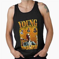 Young Dolph Fire Vintage Tank Top