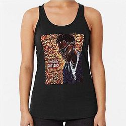 RIP Young Dolph Racerback Tank Top
