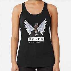 Young Dolph Racerback Tank Top