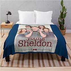 Young Sheldon Throw Blanket