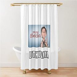 Young Sheldon Lithuania Shower Curtain
