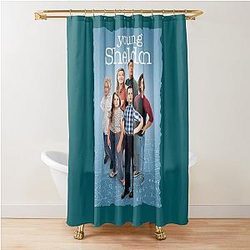 YOUNG SHIELDON Shower Curtain