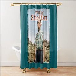 Young Sheldon Shower Curtain
