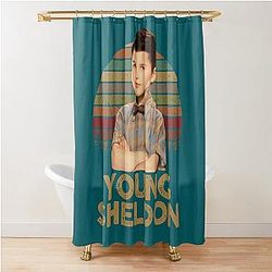 Young Sheldon Shower Curtain