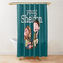 Young Sheldon Shower Curtain