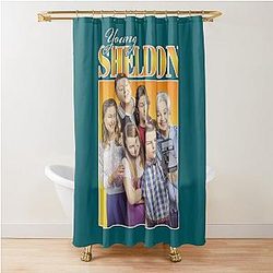 Young Sheldon Shower Curtain