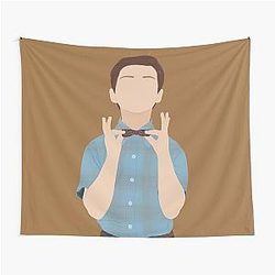 Young Sheldon Fan Art Tapestry 

becomes 
Young Sheldon Fan Tapestry