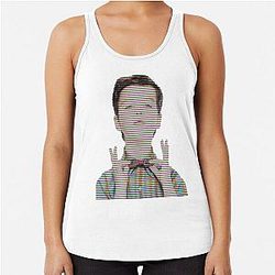 Young Sheldon Funny Racerback Tank Top