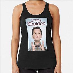 Young Sheldon Racerback Tank Top