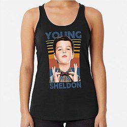 Young Sheldon Racerback Tank Top